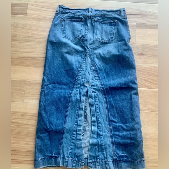 Ankle length denim skirt - Picture 3 of 3
